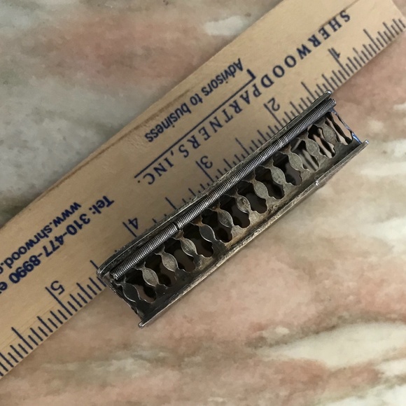 Antique silver filigree hinged box - Picture 3 of 5